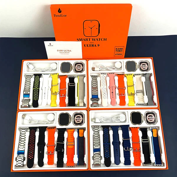 Lançamento Smartwatch Ultra Series 9 com 7 Pulseiras + FRETE GRÁTIS + 3 BRINDES